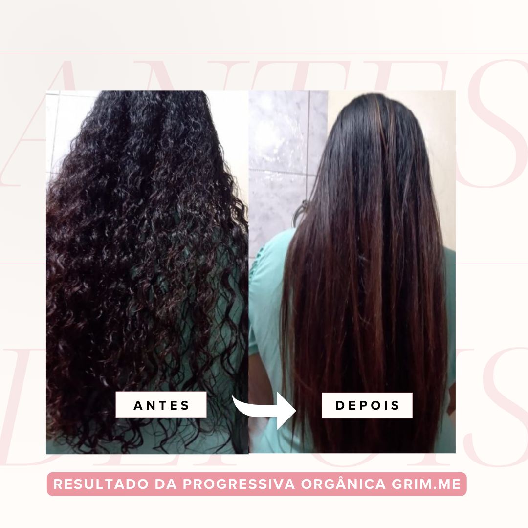 KIT Progressiva Orgânica Sem Formol para todos tipos de cabelos + BRINDE EXCLUSIVO: Kit de Aplicação