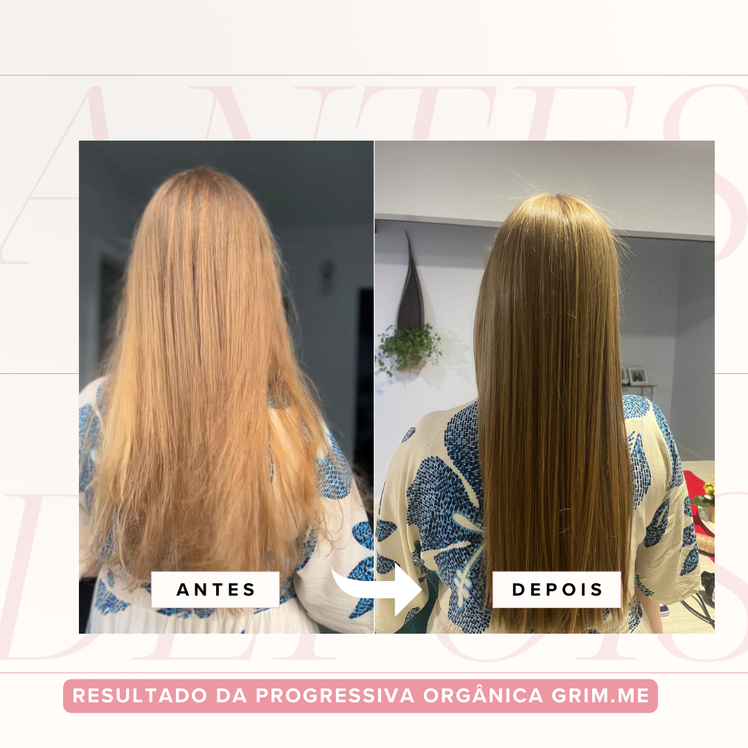 KIT Progressiva Orgânica Loiras (Alisa e Matiza) GRIM.ME + BRINDE EXCLUSIVO: Kit de Aplicação